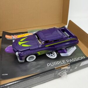 Mega Hot Wheels Purple Passion Building Set 671 Pcs HDJ96 Purple Lowrider Car